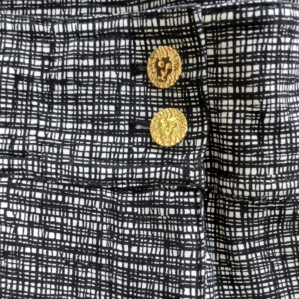 ANNE KLEIN WOMEN'S STRETCH DRESS CHECKERED PANTS. SIZE 10P. - Picture 13 of 15
